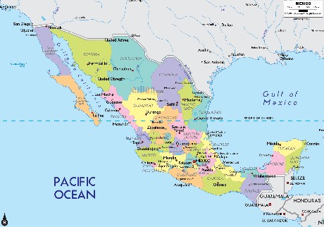 political-map-of-Mexico